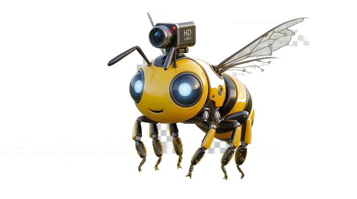 A Robee pollination drone